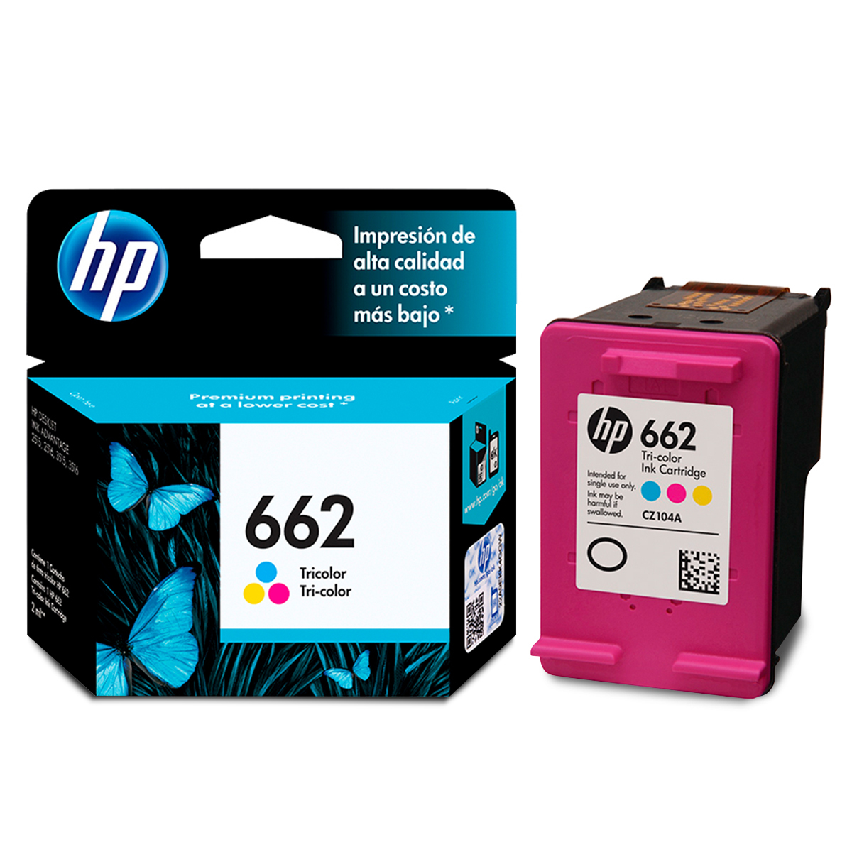 Cartucho original Hp 662 Color Deskjet 2515/2516/3515/3516