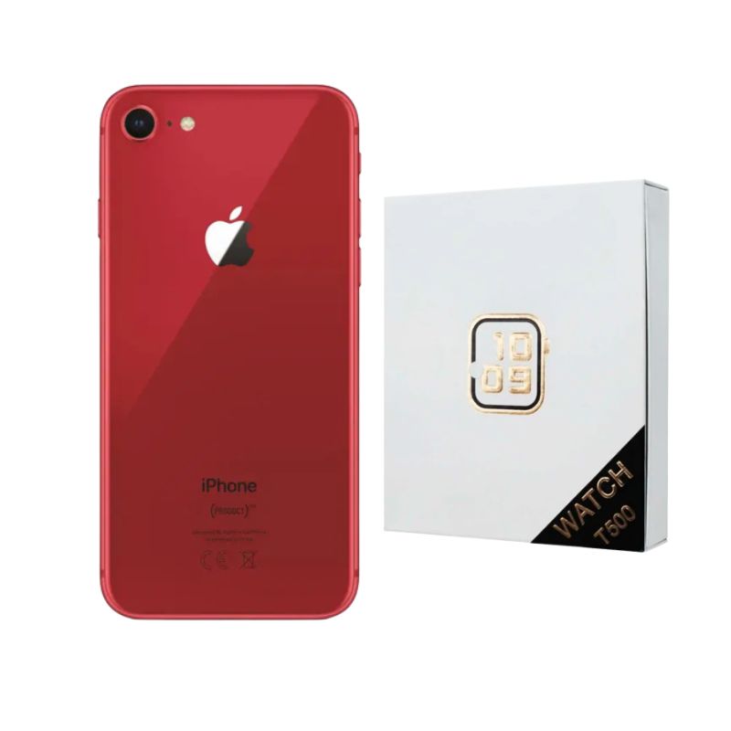 iPhone 8 Rojo Reacondicionado Grado A 64gb + Reloj Genérico