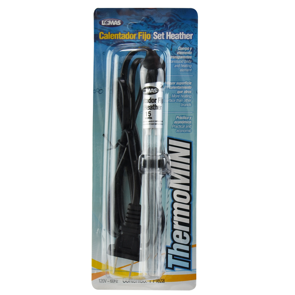 Calentador Fijo Thermo Mini 15 W Acuarios 15 Litros