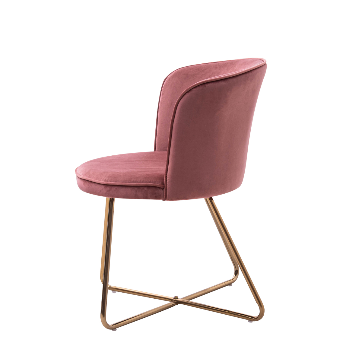 2 Sillones Vesper de Tela en color Rosa