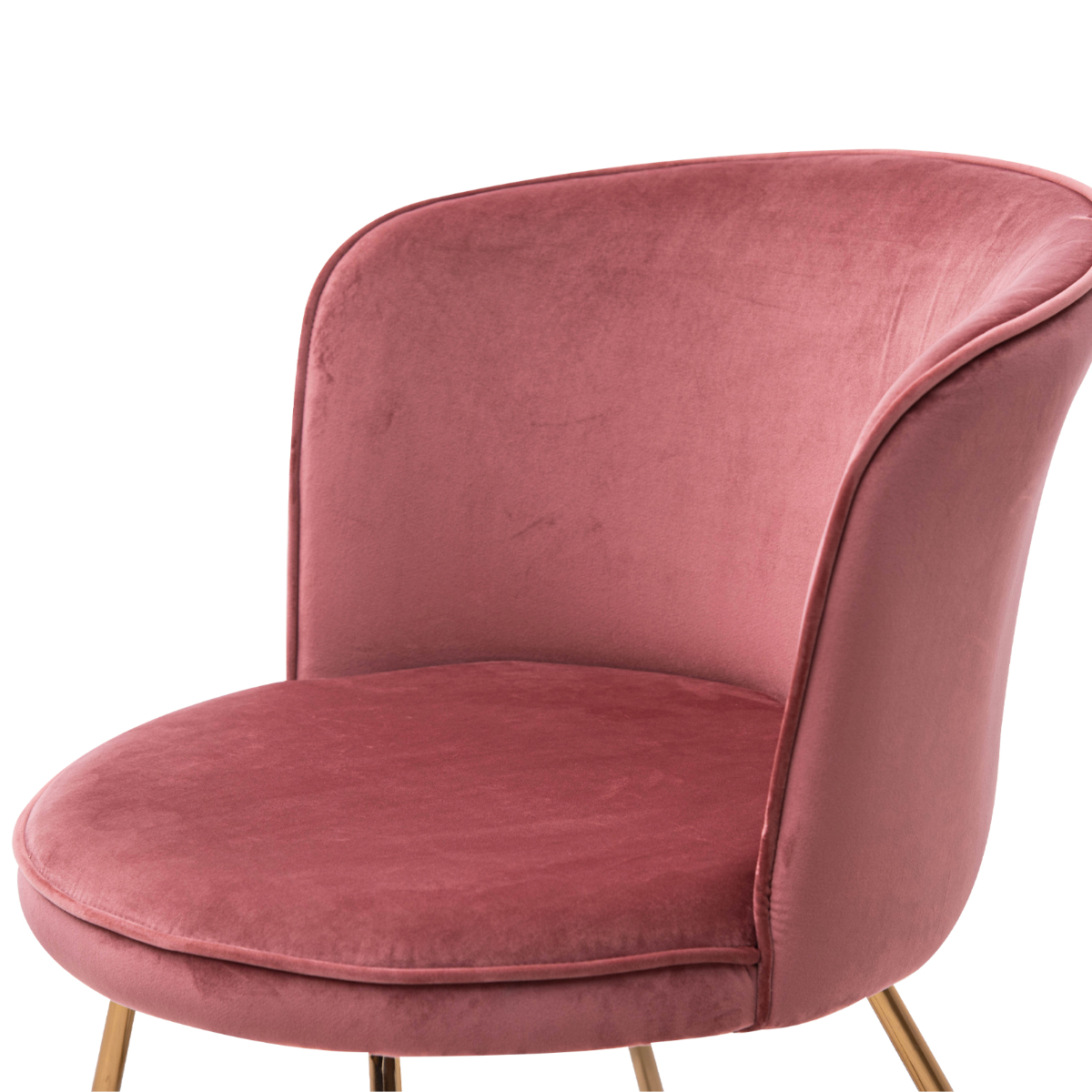 2 Sillones Vesper de Tela en color Rosa