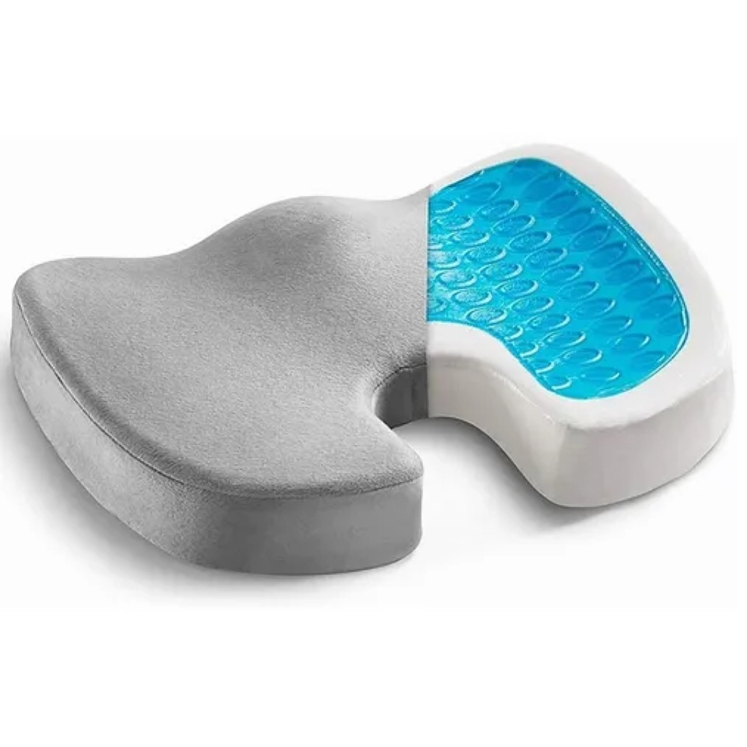 Cojín Gel De Espuma Viscoelástica Para Coxis Para Auto Silla