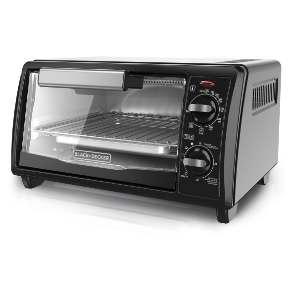 Horno Tostador Black And Decker TO1342B-MX 4 Rebanadas Negro