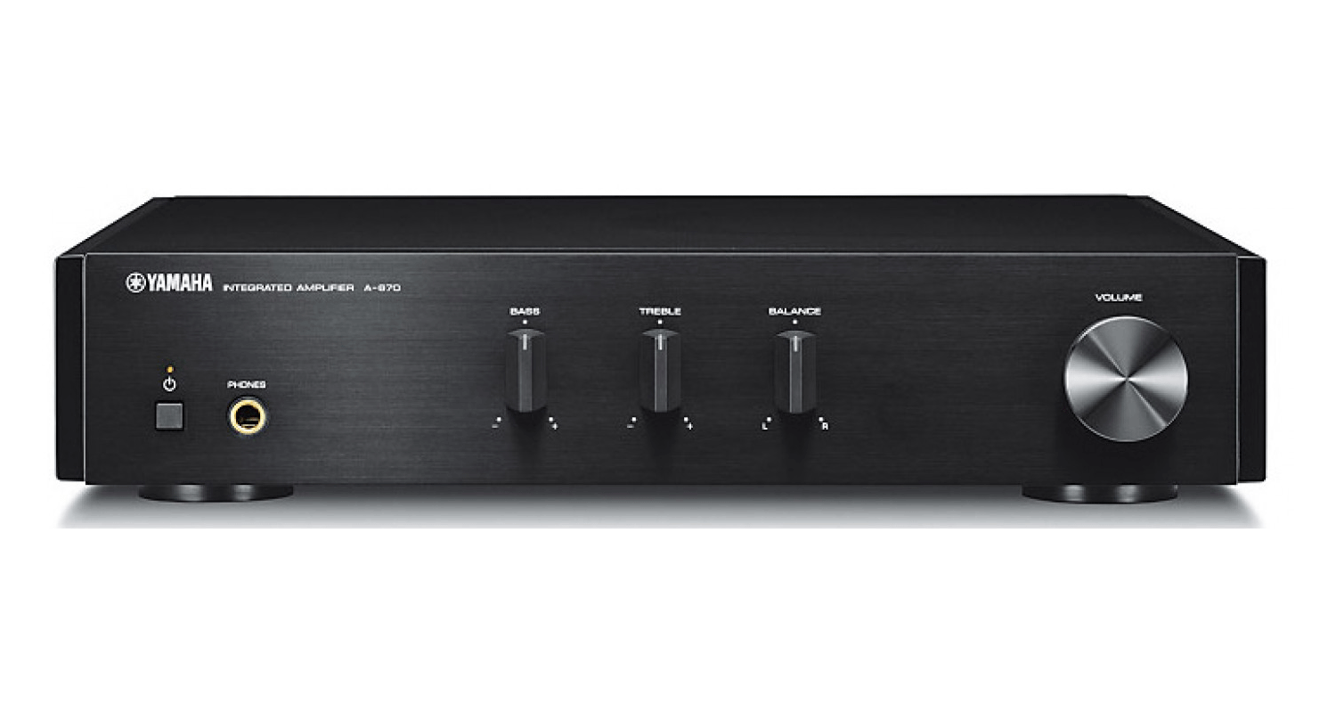 Amplificador Hi Fi Estéreo 2ch 65w Yamaha A670 - Negro