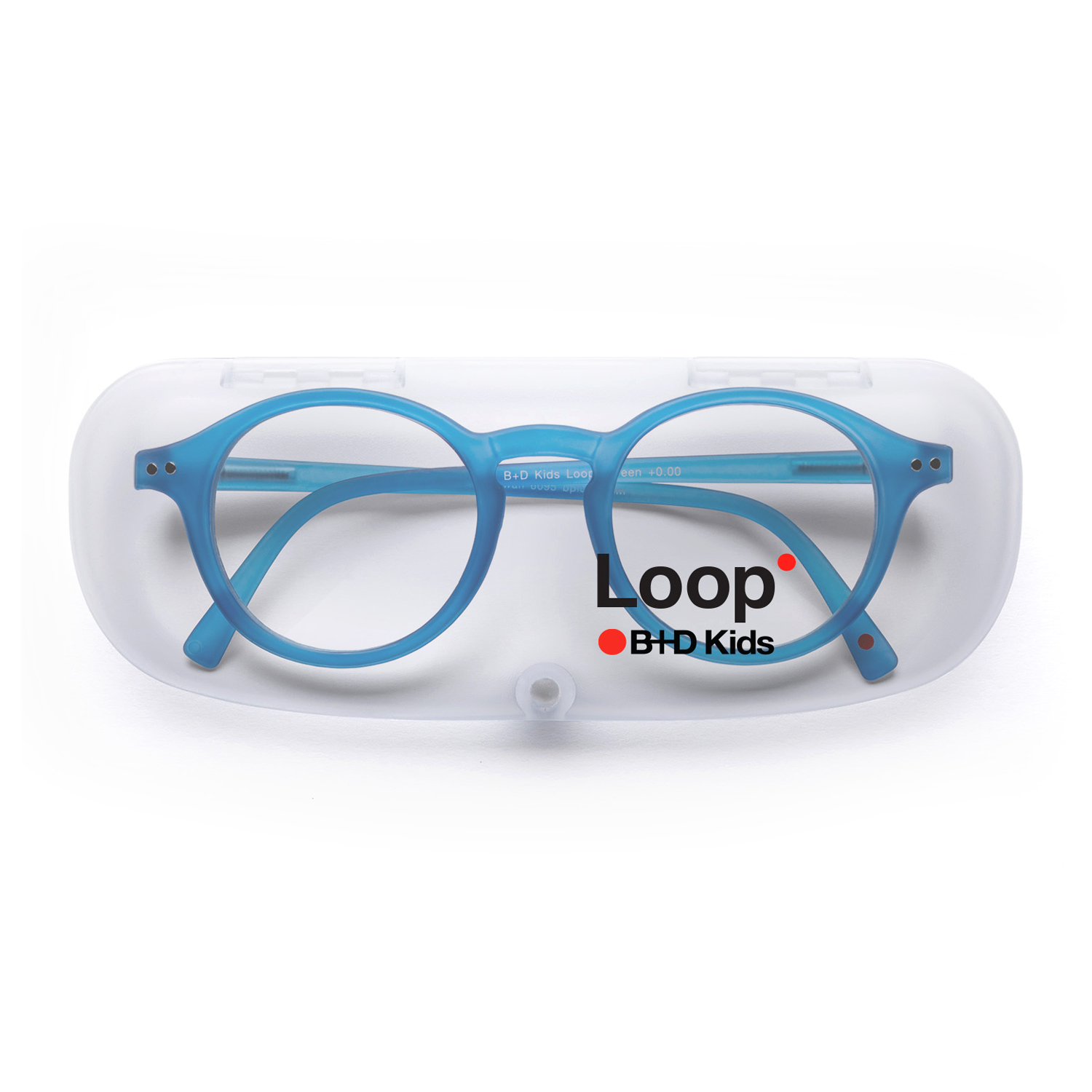 Lentes con filtro de luz azul para niños marca B+D modelo Loop Screen Kids Unisex con varillas lfexibles Disponibles en 4 colores diferentes.