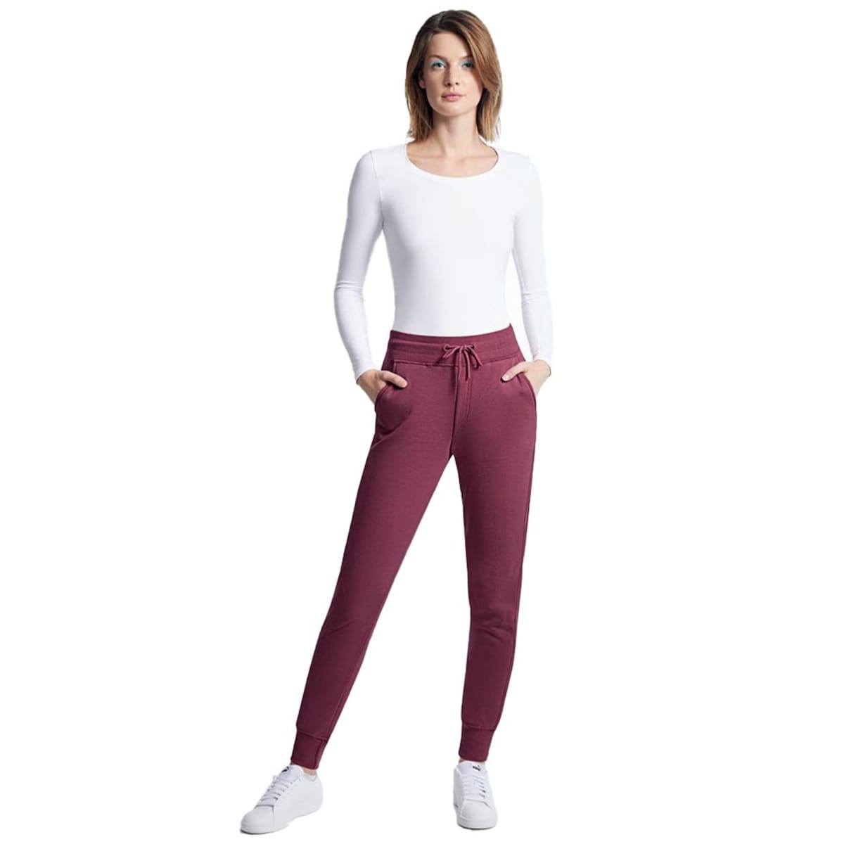 Pants Casual Love To Lounge color Vino para Mujer 1038674