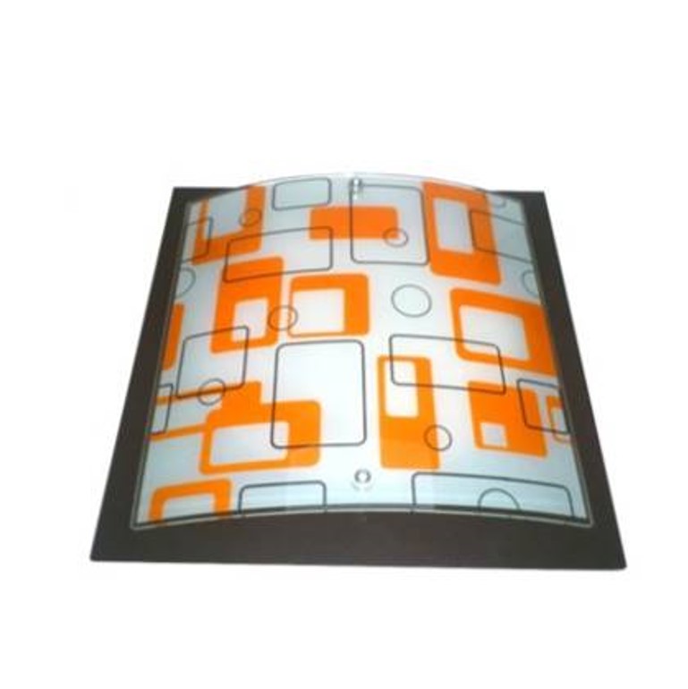 Plafon Marco Cuadrado Naranja,  P-61 MARCOS NARANJA