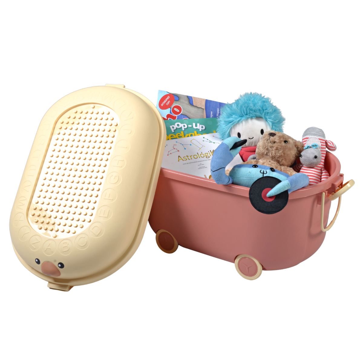 Caja De Almacenamiento Para Guardar Juguetes/Ropa Para Niños Ideal Para Espacios Pequeños