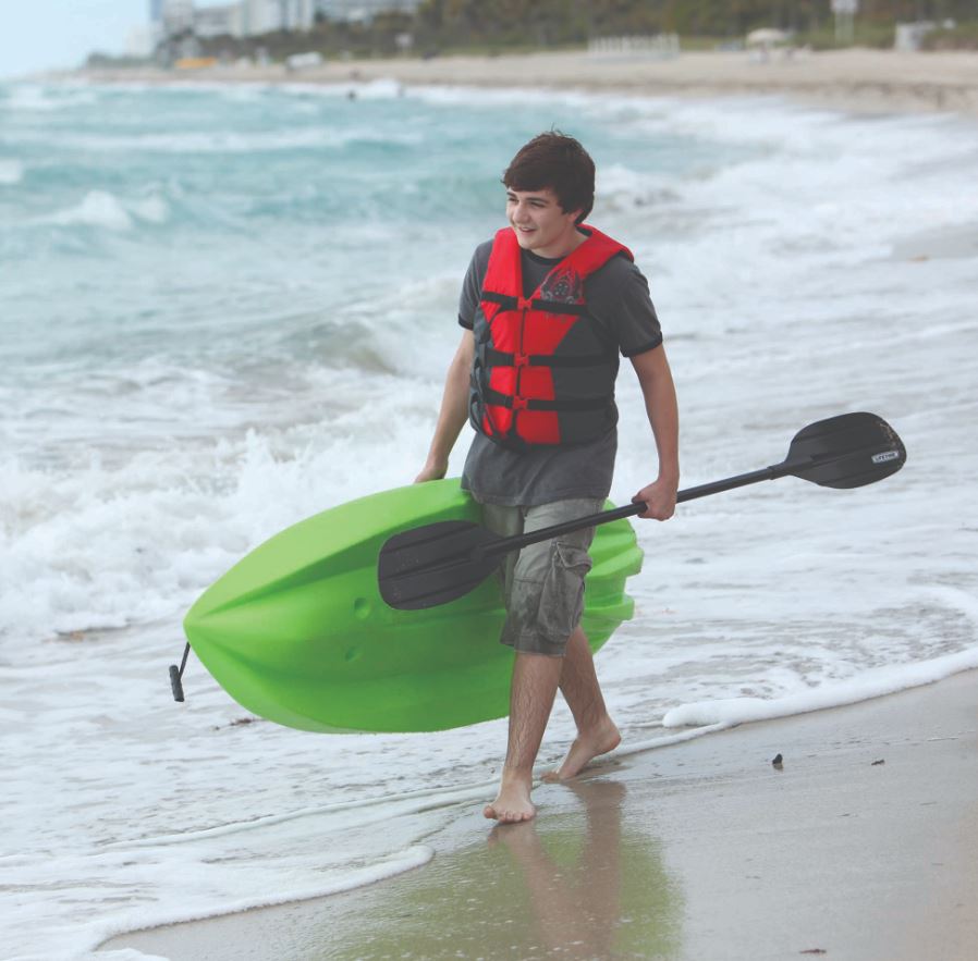 Kayak Wave Juvenil Verde Lifetime (Remo Incluido)