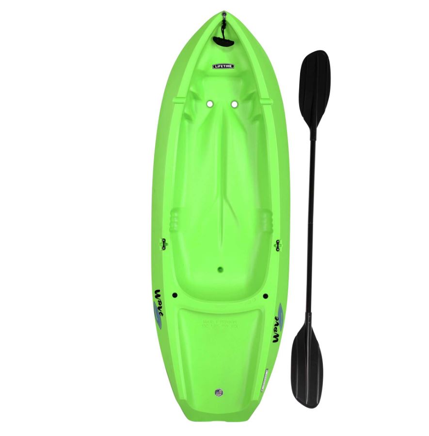 Kayak Wave Juvenil Verde Lifetime (Remo Incluido)