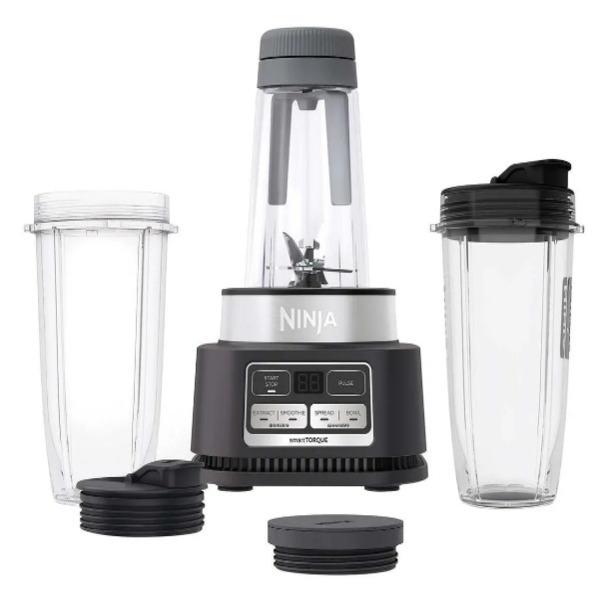 NINJA Nutri Foodi Máquina para Batidos y Extractores de Nutrientes SmartTorque Auto-iQ CO101B Reacondicionado