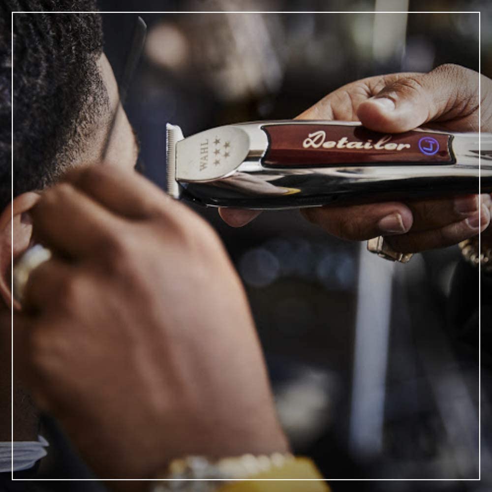 Recortadora Wahl Professional 5 Star Detailer 8081 bordó y plateada 110V