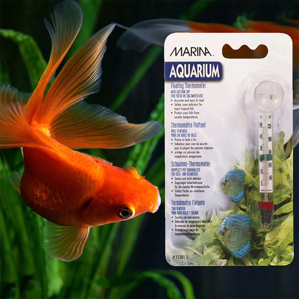 Termómetro Flotante Con Chupón Para Acuarios Hagen