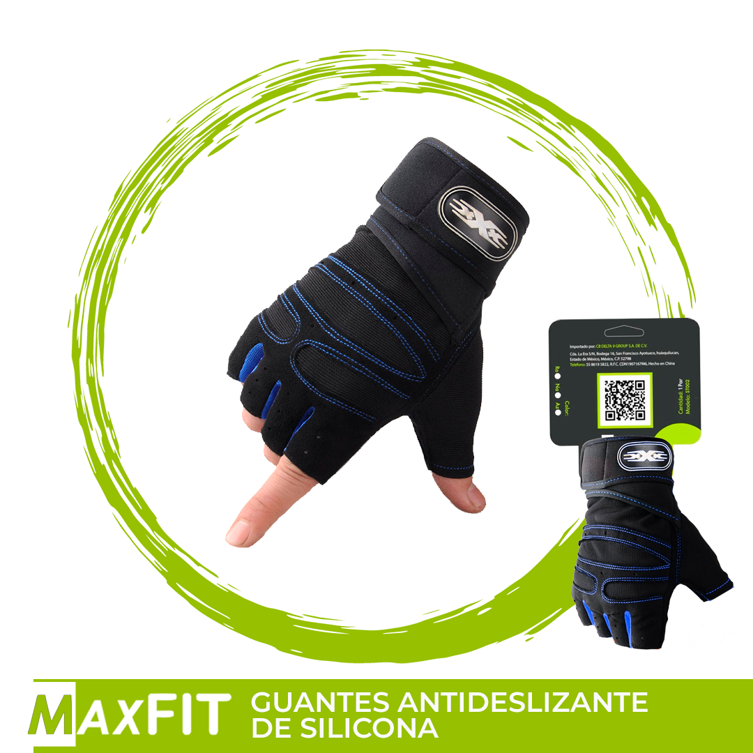 Guantes Gym Tacticos Pesas Crossfit Gimnasio Maxfit St-004