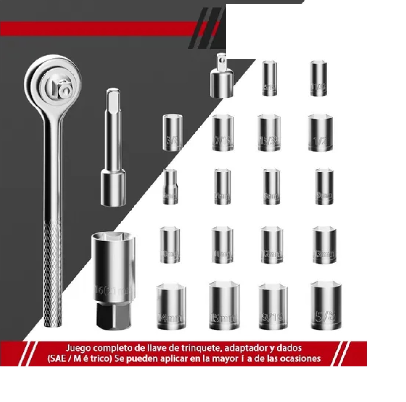 Autocle Juego De Herramientas Mecanica Dados Acerokit