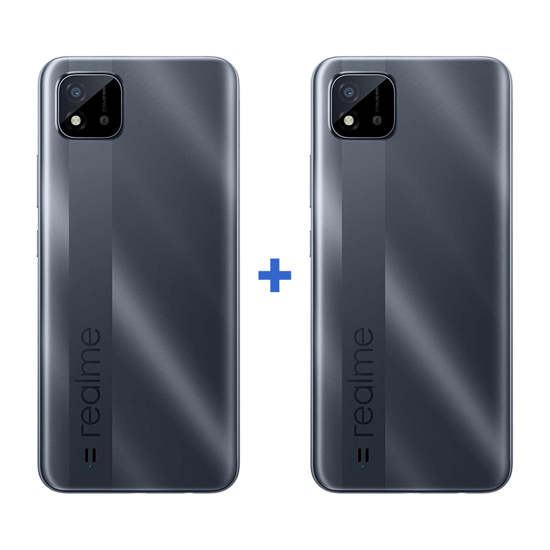 Combo 2 Celular Realme C11 Gris 2GB + 32GB Desbloqueado  