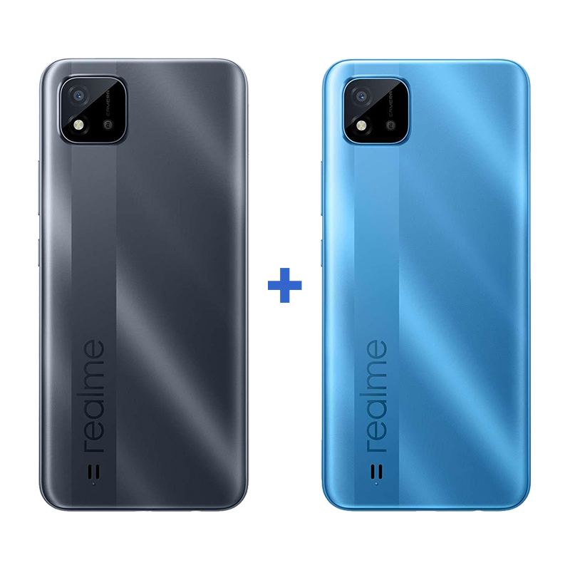 Combo 2 Celular Realme C11 Azul Y Gris 2GB + 32GB Desbloqueado