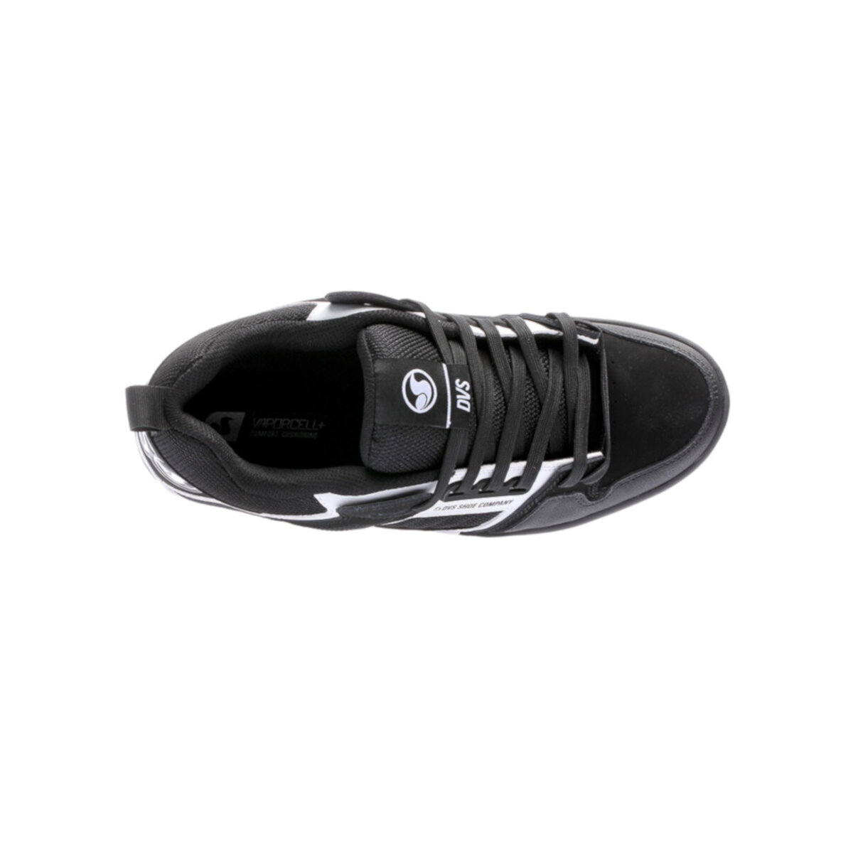 Tenis DVS Comanche 2.0+ 010 BLACK WHITE NBLACK NUBUCK.