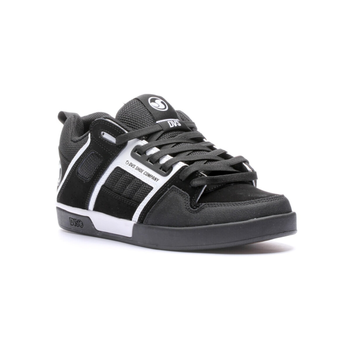 Tenis DVS Comanche 2.0+ 010 BLACK WHITE NBLACK NUBUCK.