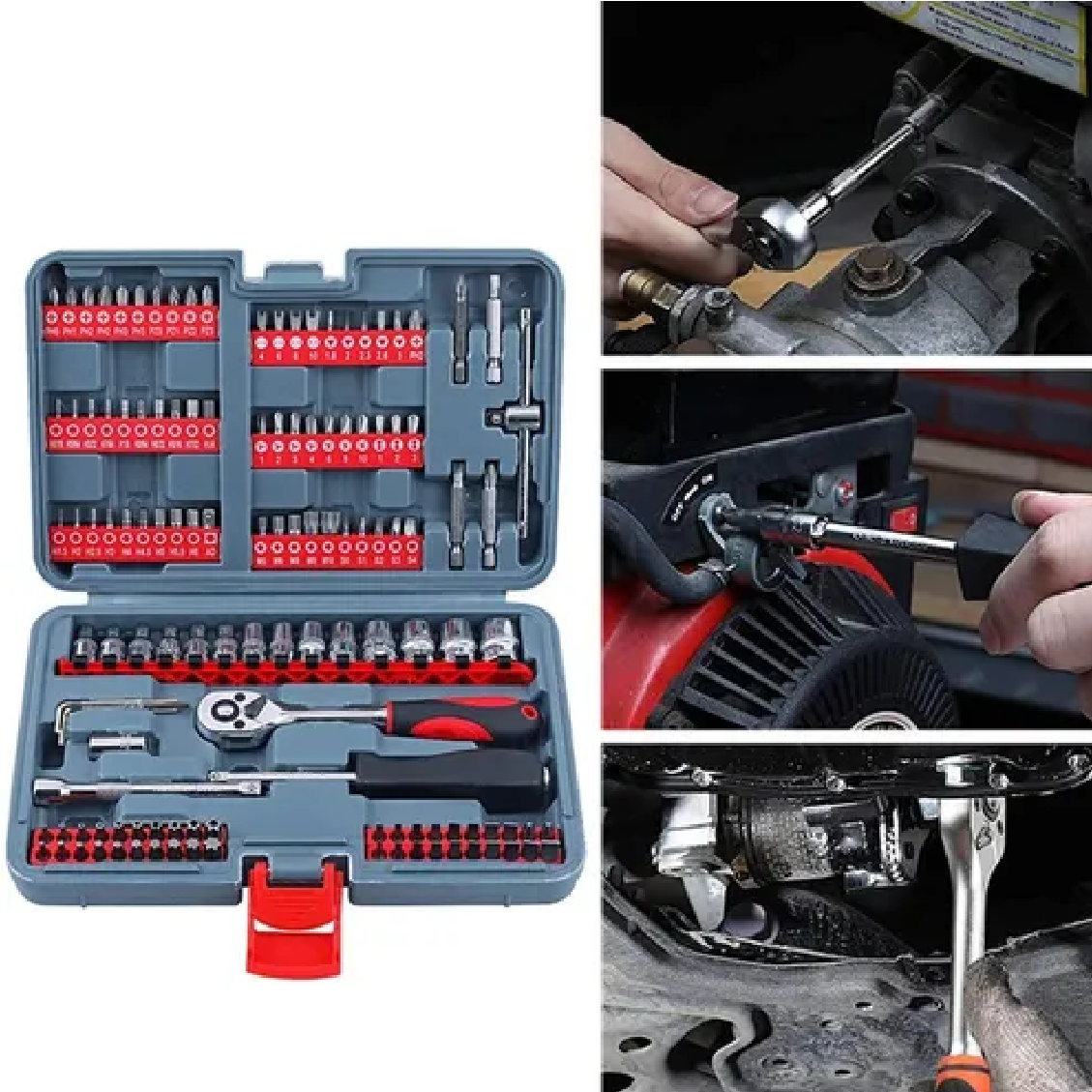 Autocle Juego De Herramientas Mecanica Dados Kit 126pcs