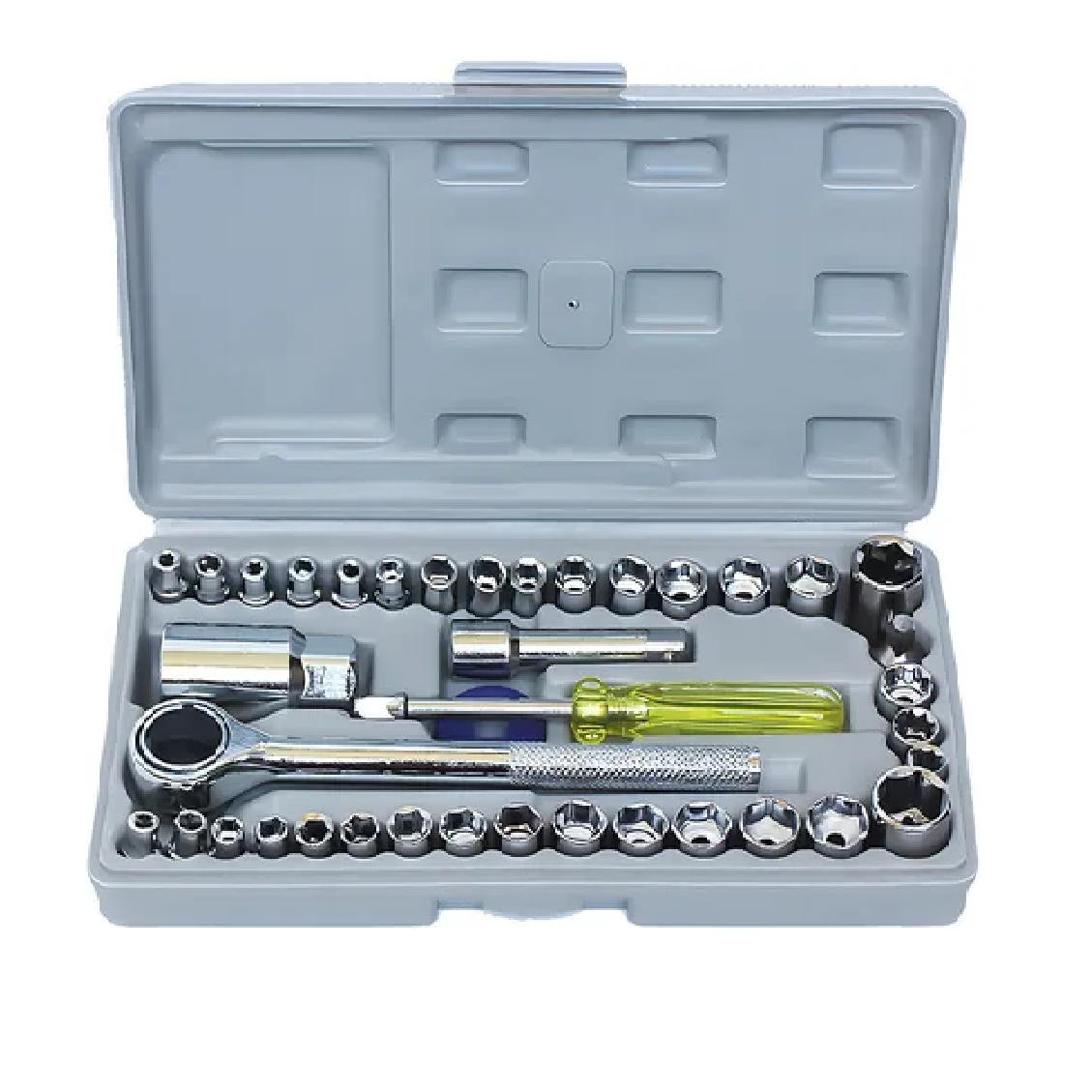 Juego De Herramientas Mecanica Dados Acero 40 Pcs Moto/auto