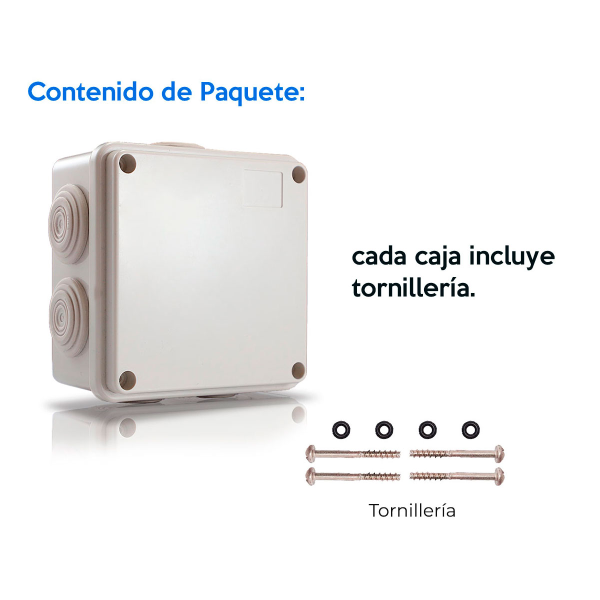 Pack 20 Cajas Estancas Ip55 Para Exterior Sello De Goma Ens-pcb1010 Enson