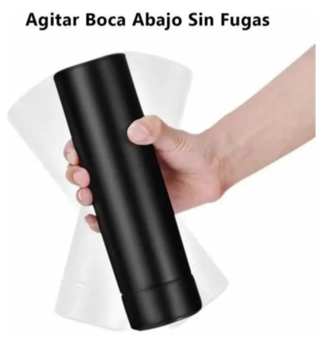 Termo Inteligente Rojo Pantalla Touch Lector Temperatura 480 ml