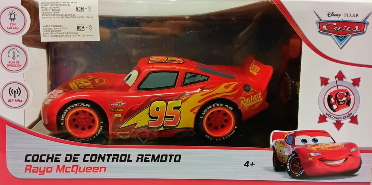 Carro Control Remoto Cars Rayo Mcqueen Remoto Disney 