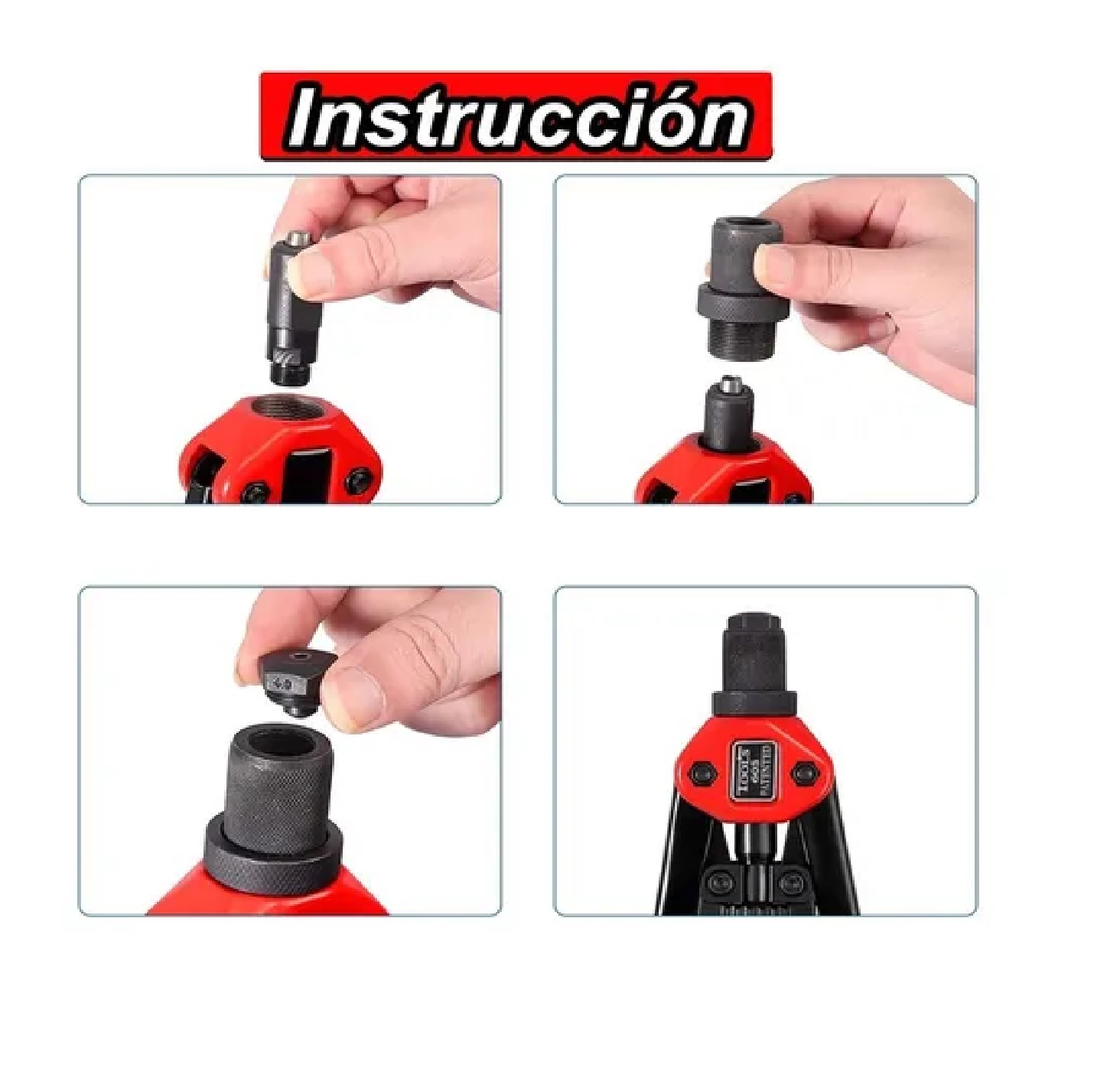 Remachadora Para Tuercas De Manual Profesional Remache