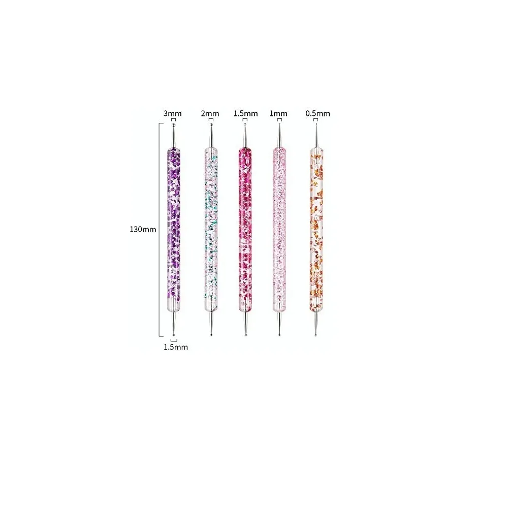 Kit  31 Pz De Pinceles Para Uñas Acrilico Manicura y Decoración