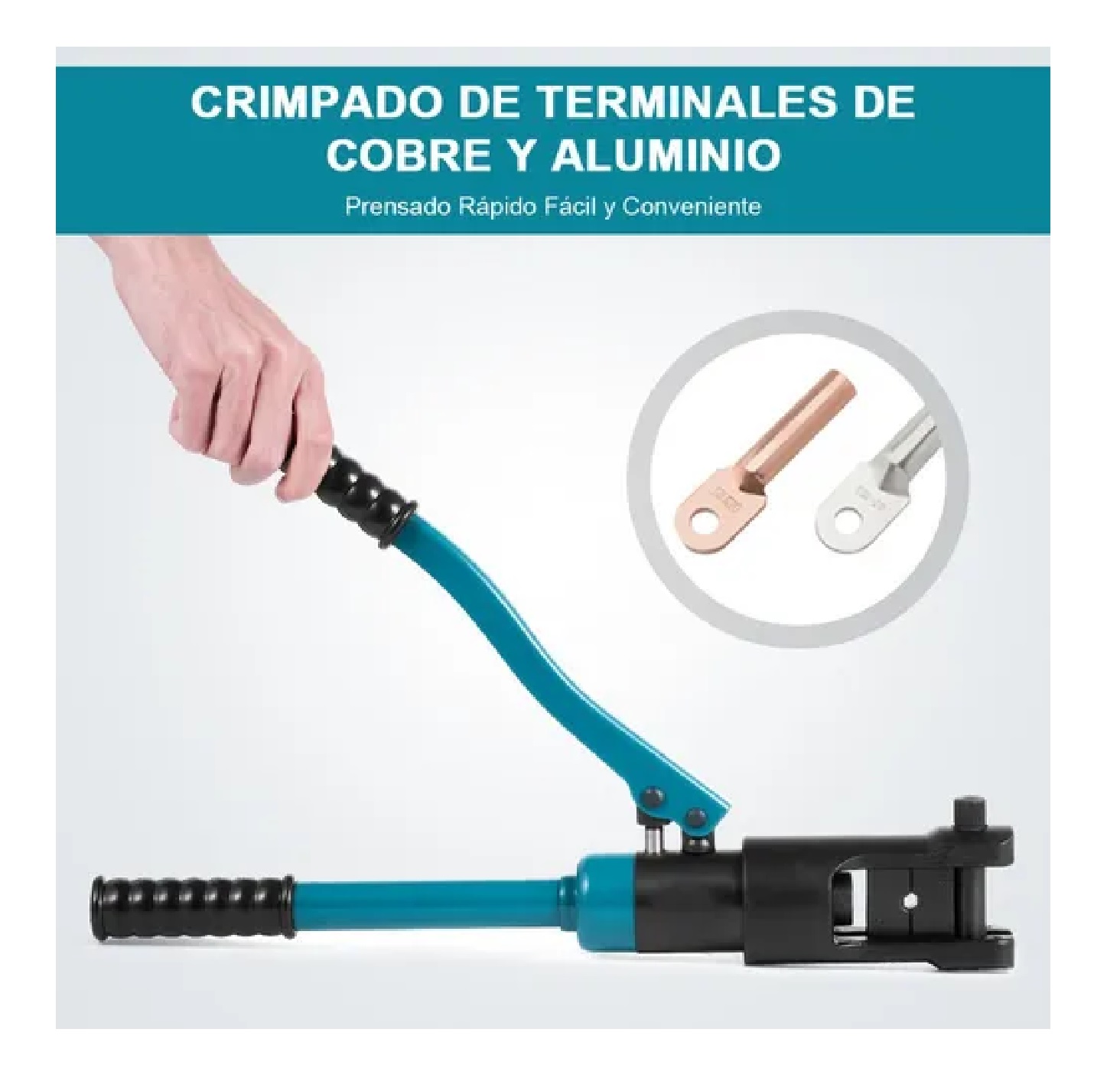 Kit De Herramientas Pinzas Multiusos Ponchadora Hidráulica 
