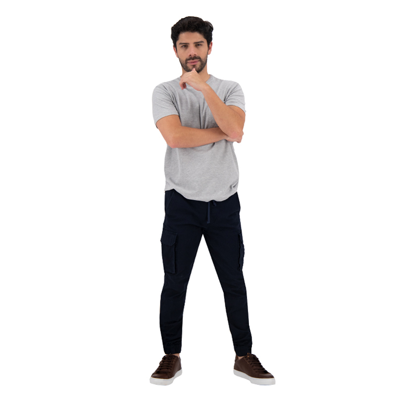 Jogger Cargo de Gabardina Premium - Azul Marino Holstone Hombre