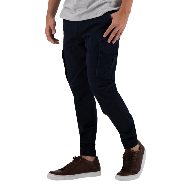 Jogger Cargo de Gabardina Premium - Azul Marino Holstone Hombre