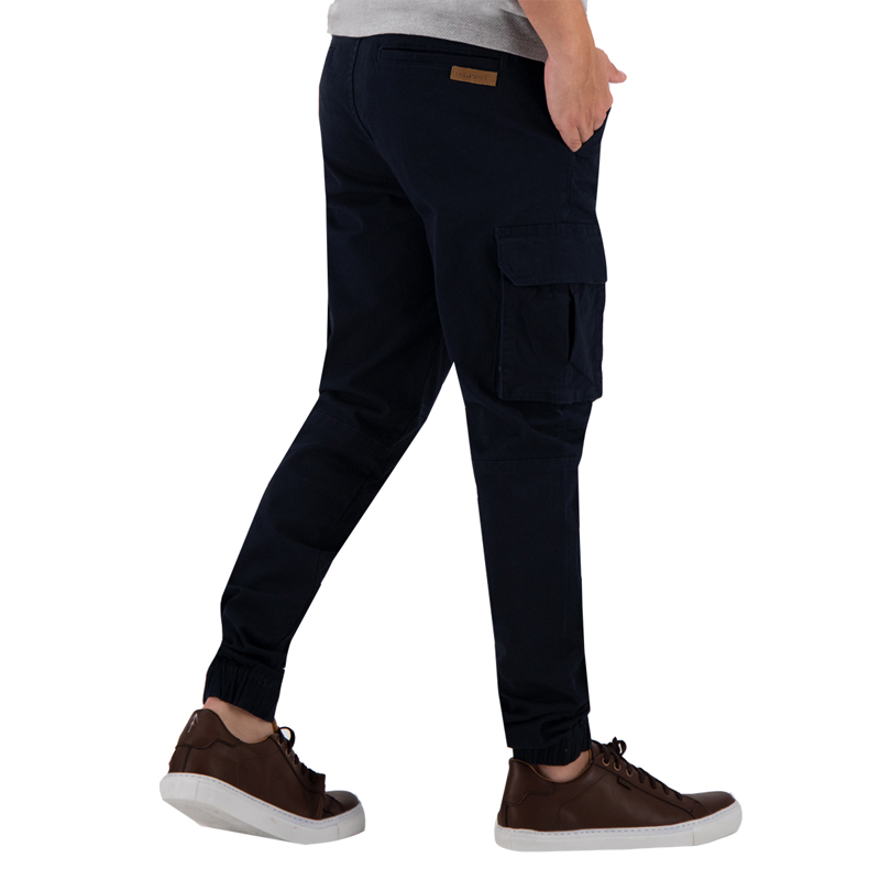 Jogger Cargo de Gabardina Premium - Azul Marino Holstone Hombre