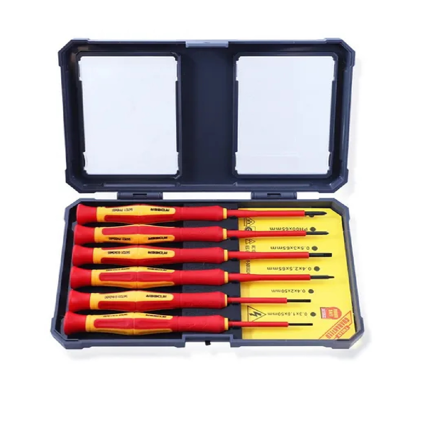 Juego De Destornilladores Aislados Rojo c/Amarillo