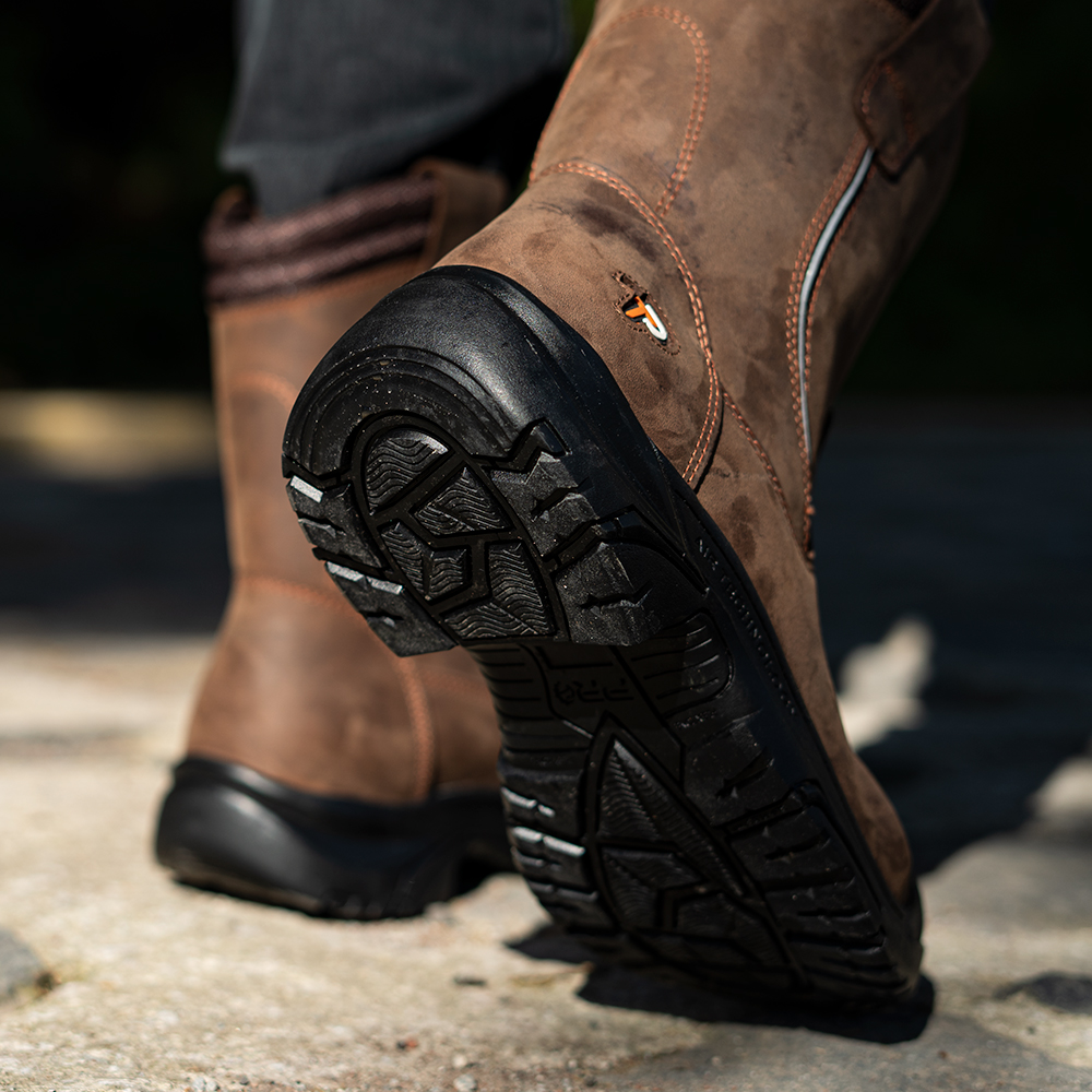 Media Bota de Seguridad Ten-Pac WELLINGTON PRO Café