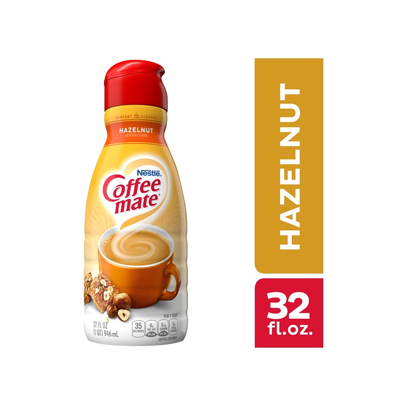 Coffee Mate Crema Liquida Sabor Hazelnut 946ml Importado