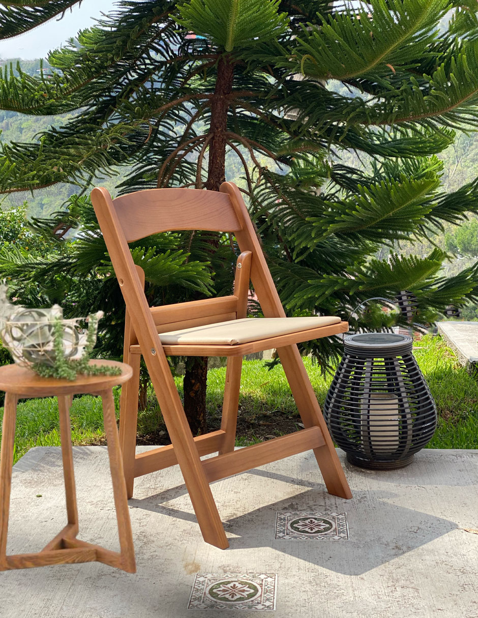 Silla Plegable Fabricada en Madera