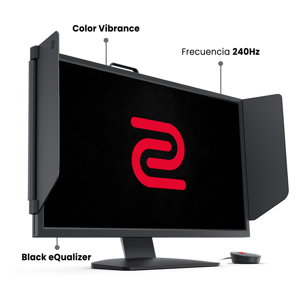 Monitor Esports 240hz 25 pulgadas ZOWIE XL2546K TN DyAc Black eQualizer