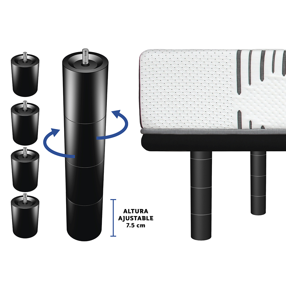 Cama Eléctrica Sealy Coach Matrimonial