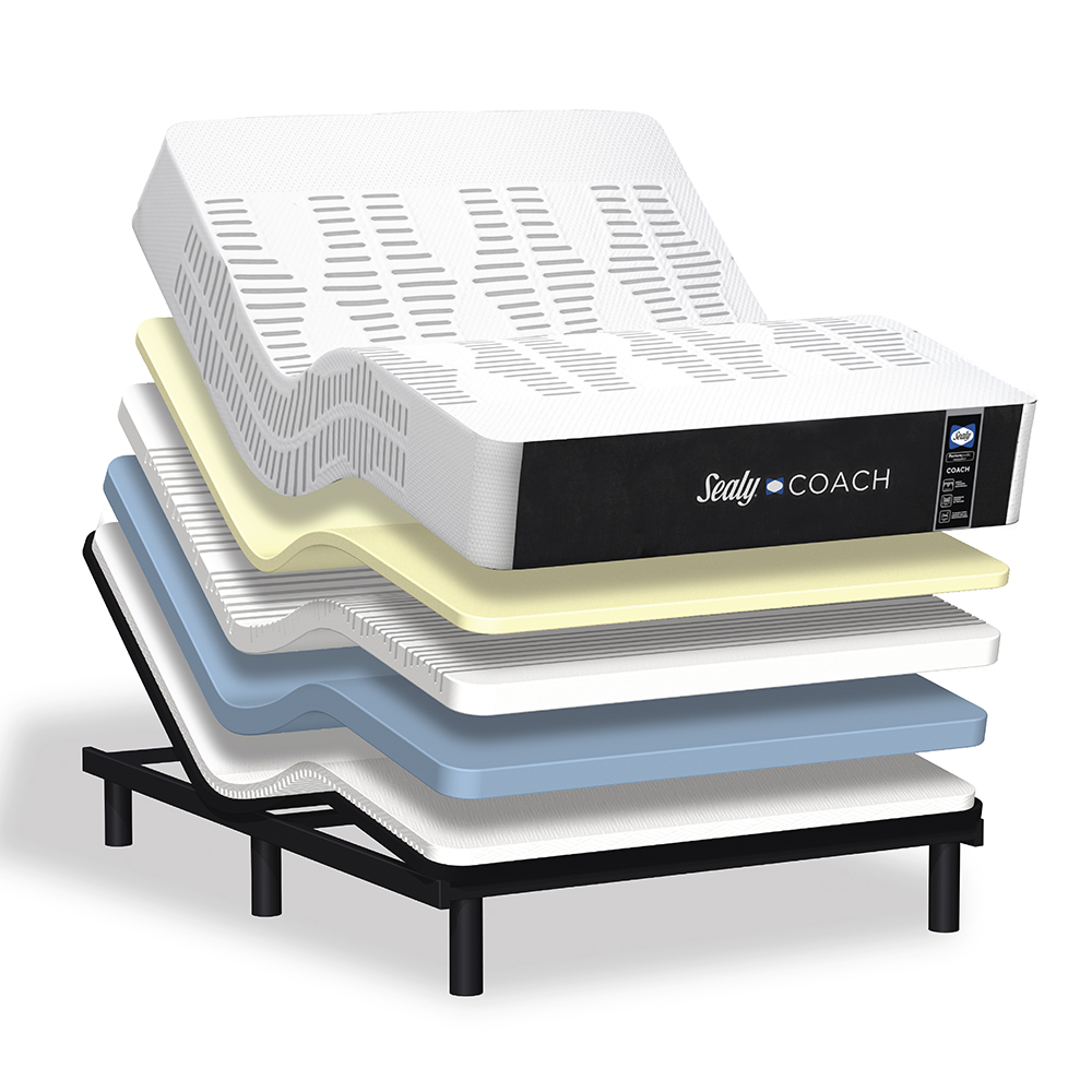 Cama Eléctrica Sealy Coach Matrimonial