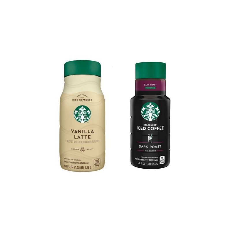 Iced Coffee Starbucks Dark Rost  + Iced Espresso Vainilla Importado