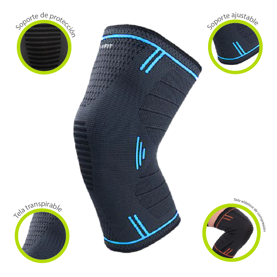 Rodillera Elastica De Compresion Correr Gym Maxfit HX904