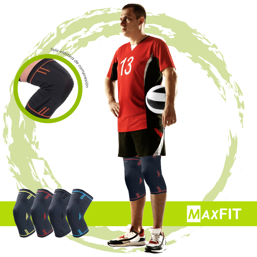 Rodillera Elastica De Compresion Correr Gym Maxfit HX904