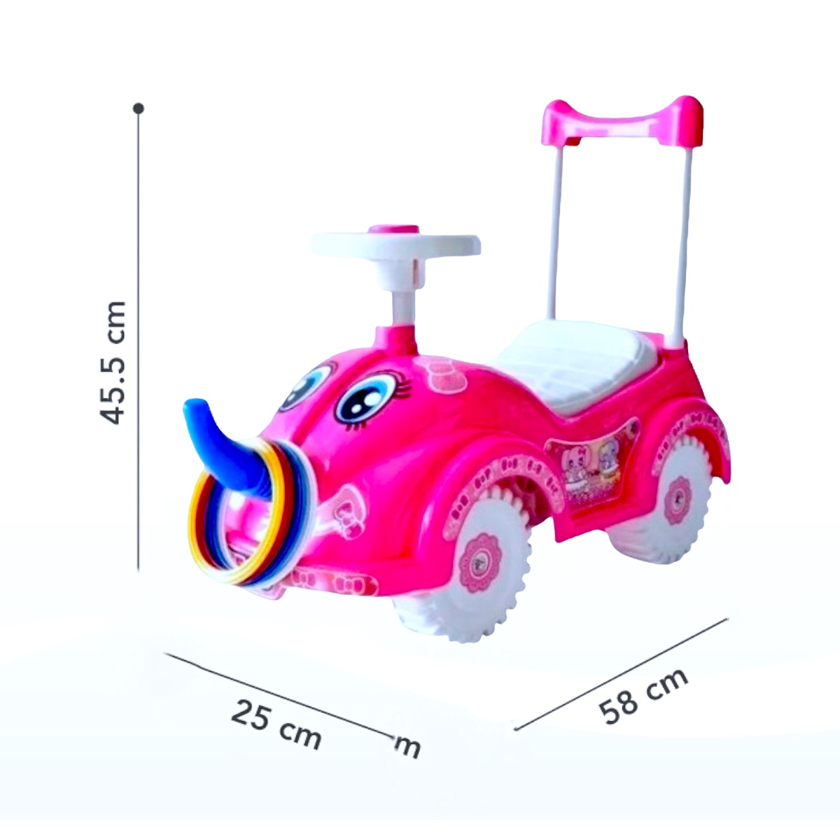 Carrito Montable Mytoy Para Niños De Elefante Sonido