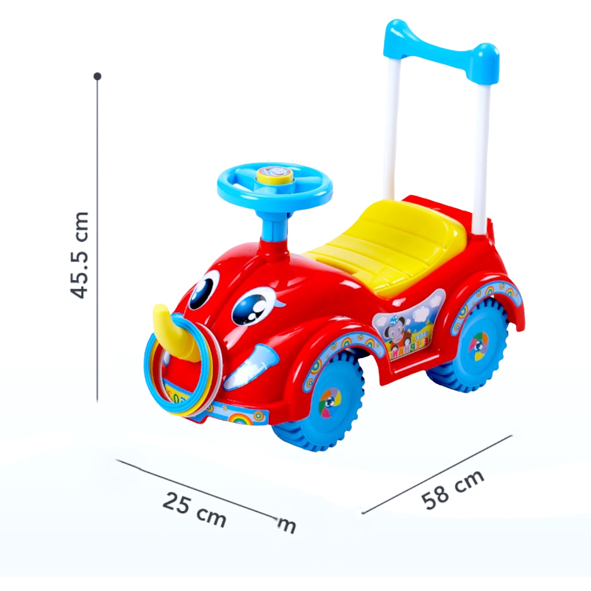 Carrito Montable Para Niños De Elefante Con Sonido