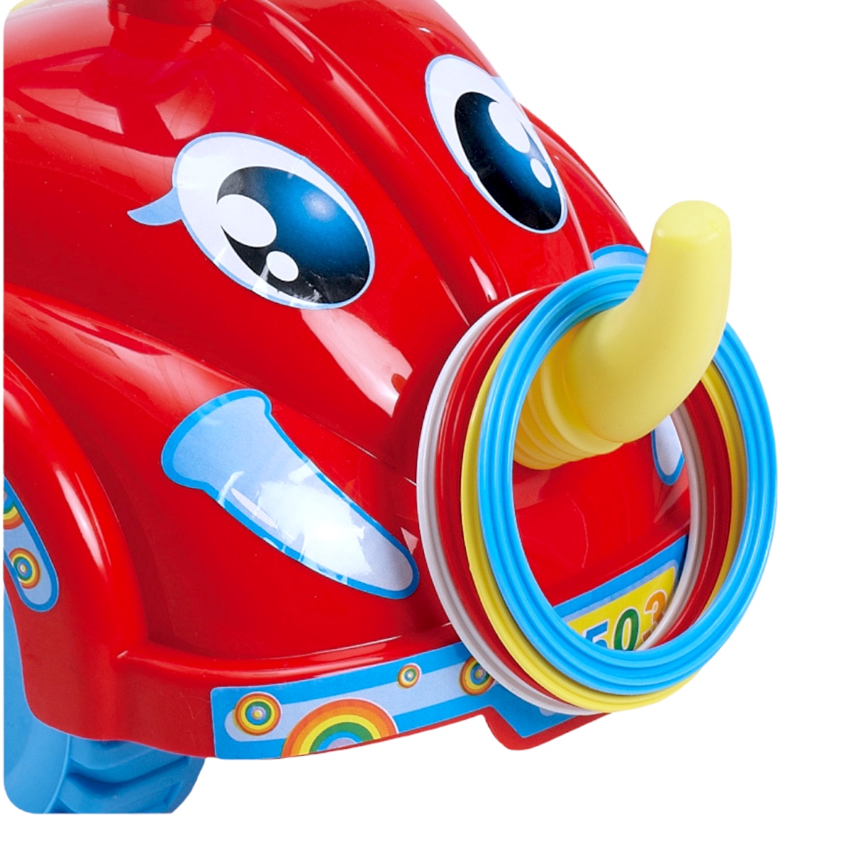 Carrito Montable Para Niños De Elefante Con Sonido