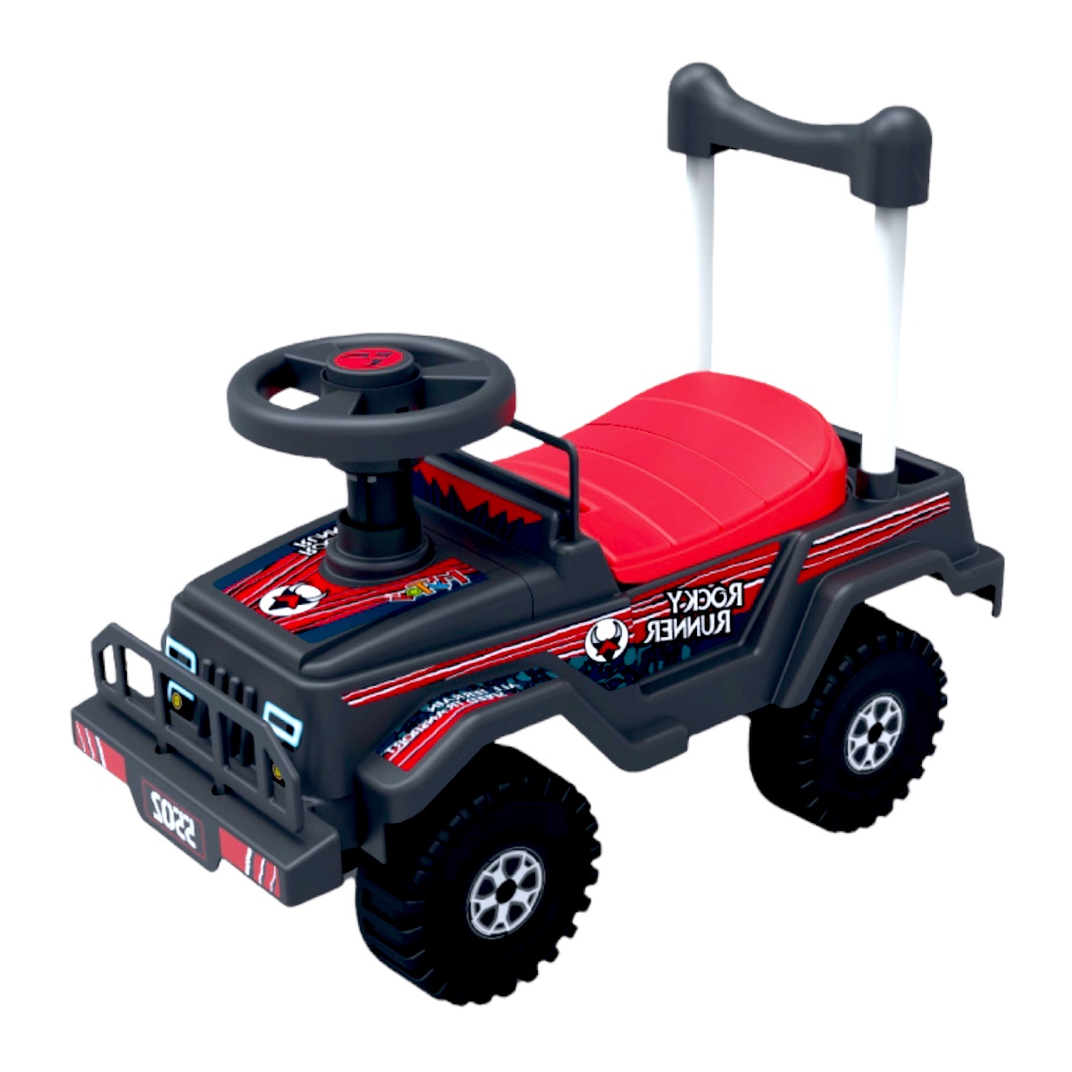 Carrito Montable Para Niños Con Sonido Mytoy De Impulso Jeep