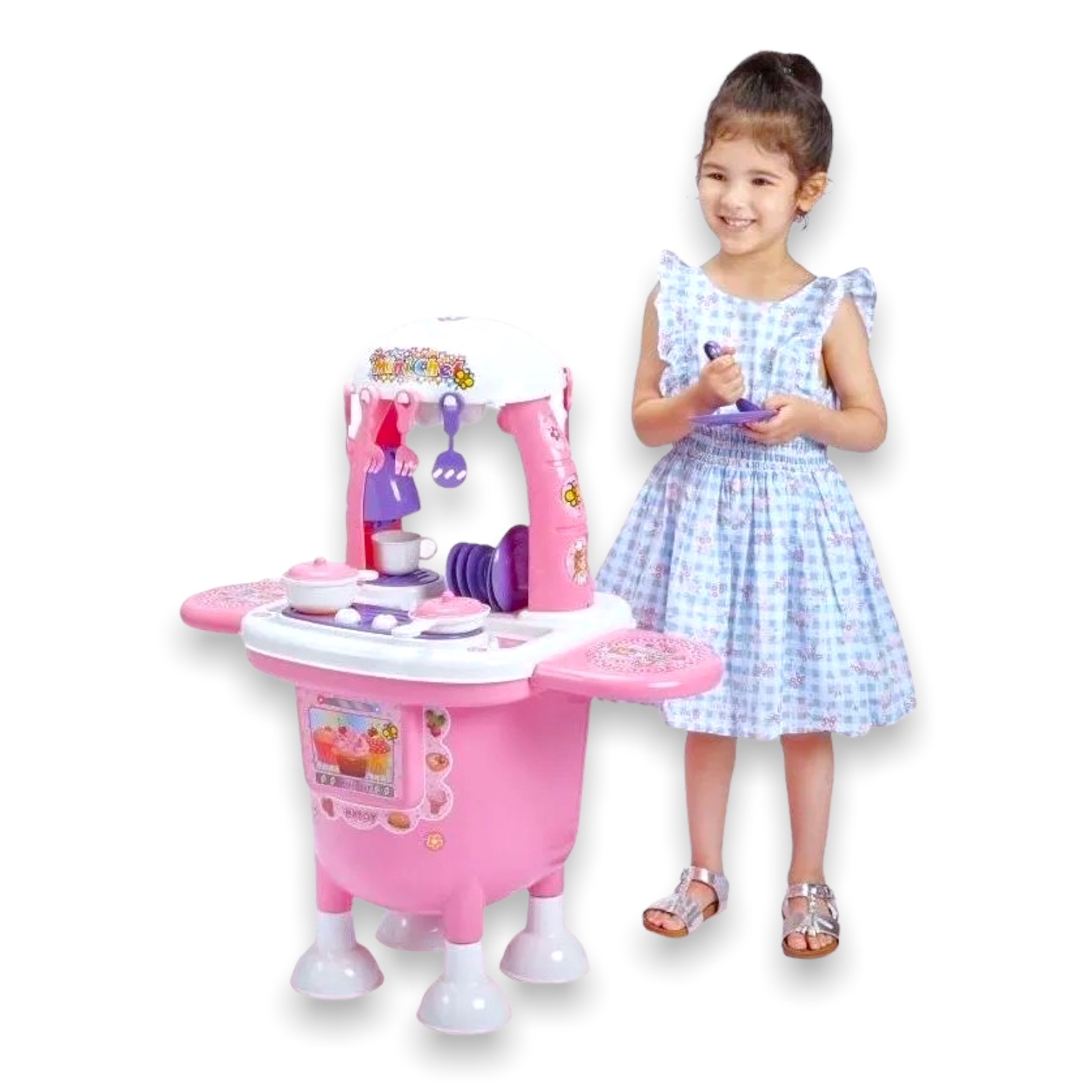 Cocina De Juguete Mini Chef Para Niños Mytoy Con Accesorios