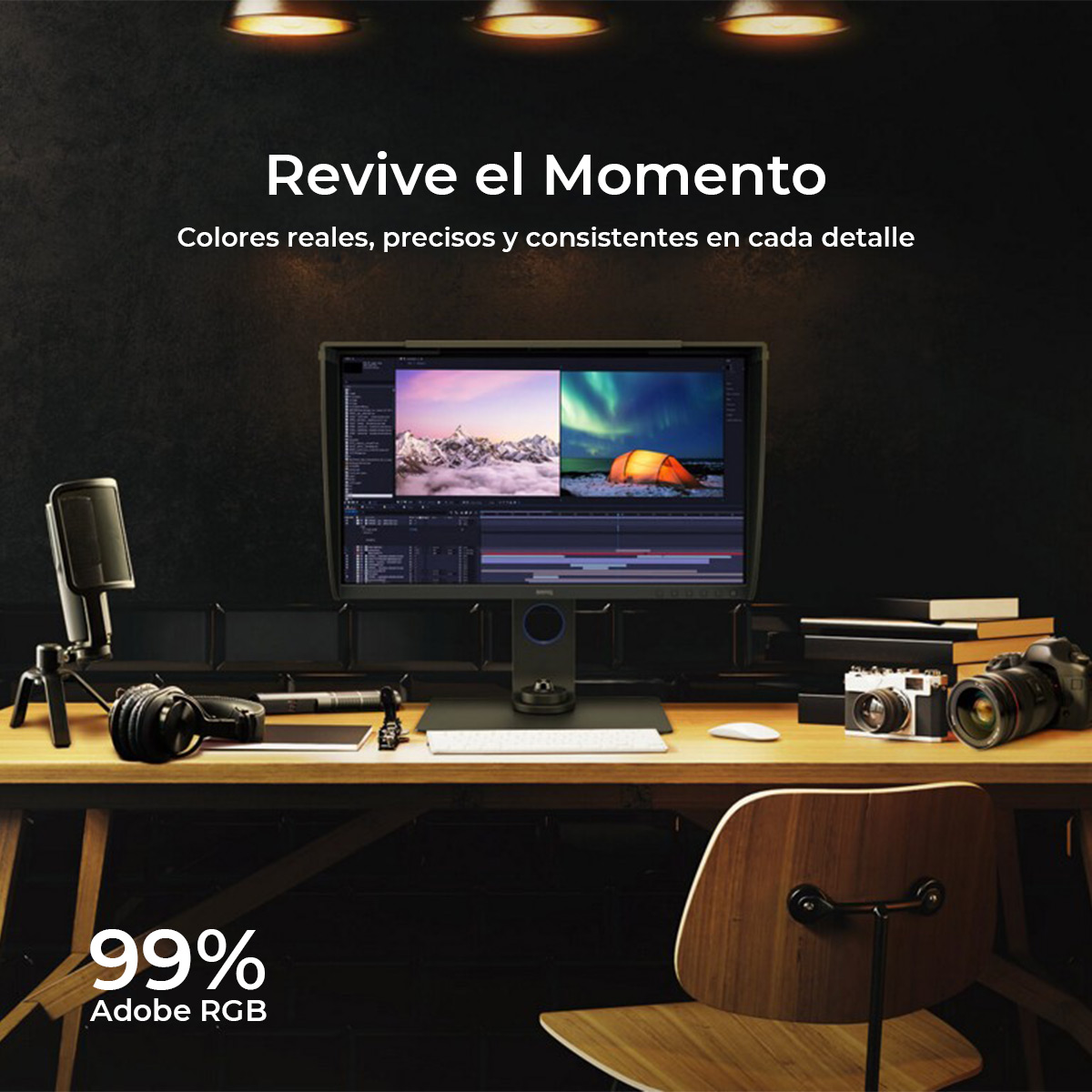 Monitor para Fotografía 2K 27 pulgadas BenQ SW270C IPS 99% AdobeRGB
